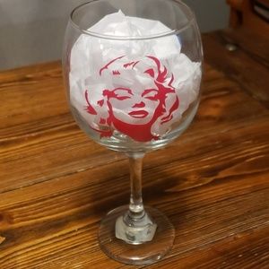 Handmade wine glass